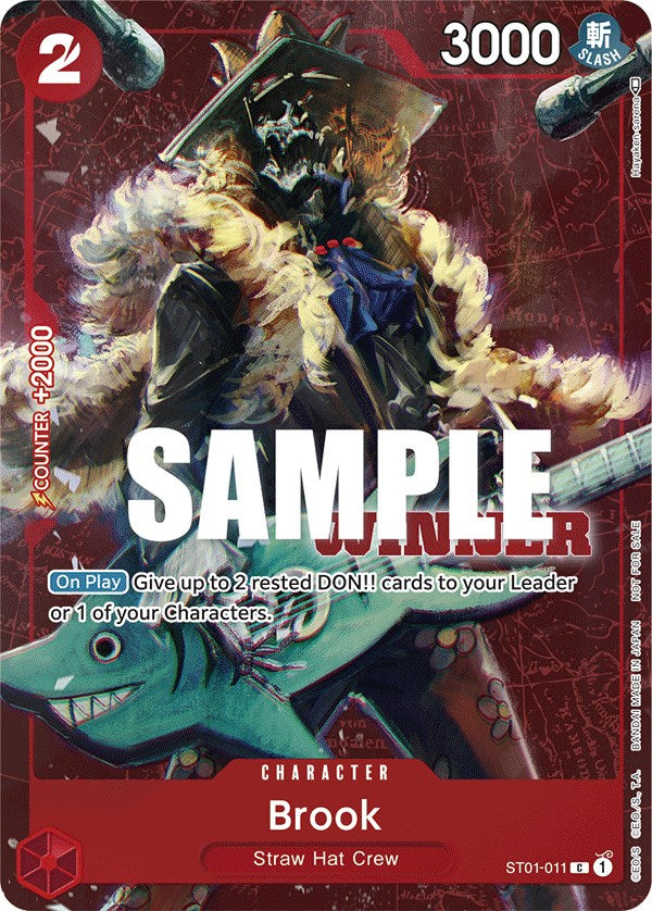 one piece card game winner pack Brook (Winner Pack Vol. 4) (ST01-011)