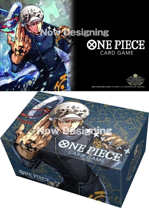 ONE PIECE CG PLAYMAT/STORAGE BOX SET TRAFALGAR LAW ONE PIECE CG PLAYMAT/STORAGE BOX SET TRAFALGAR LAW