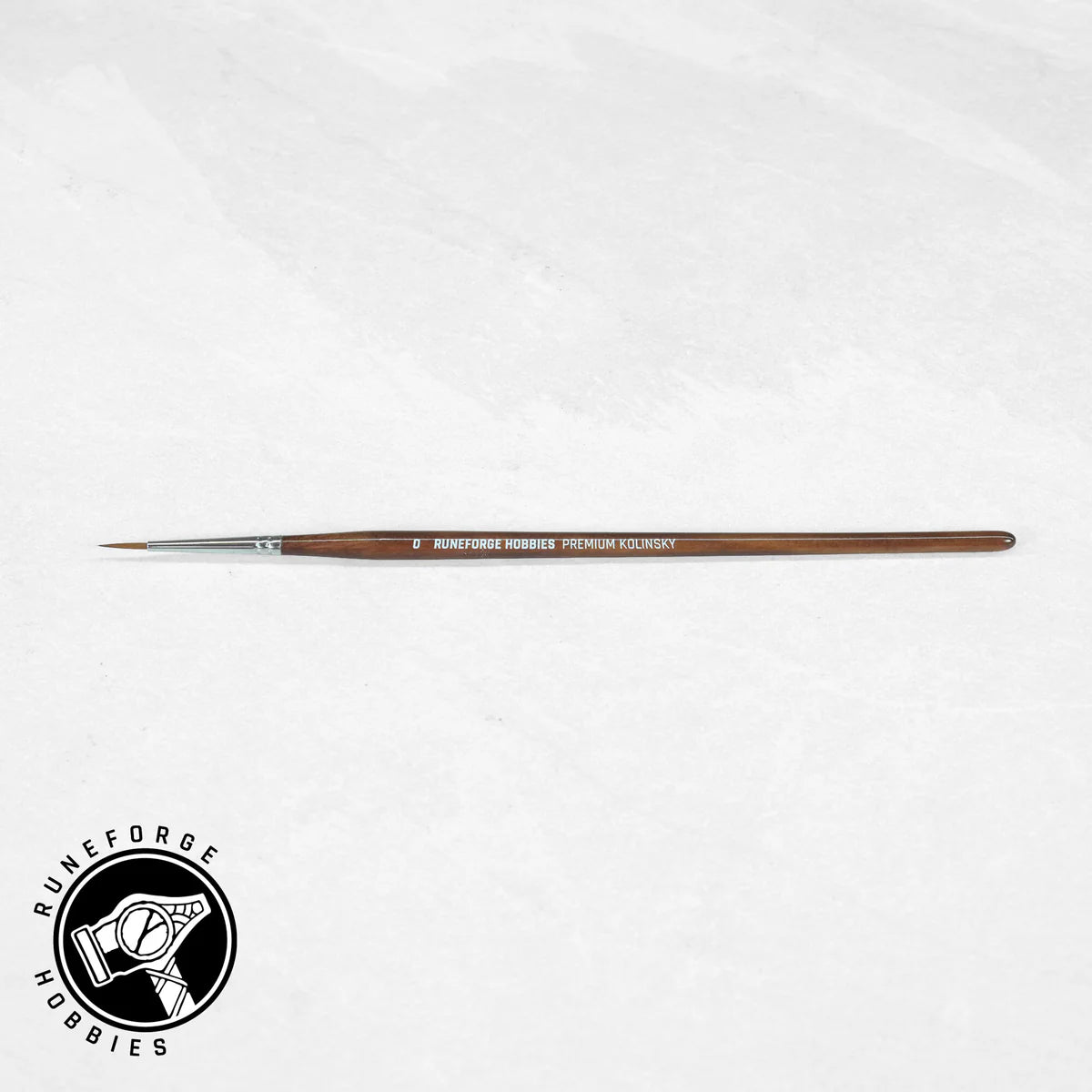 Runeforge Hobbies Premium Kolinsky Brushes - Size 0 - Trinity Hobby