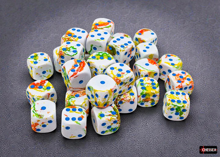 BRUSH 36D6 Breezy/blue 12mm Dice Block - Trinity Hobby