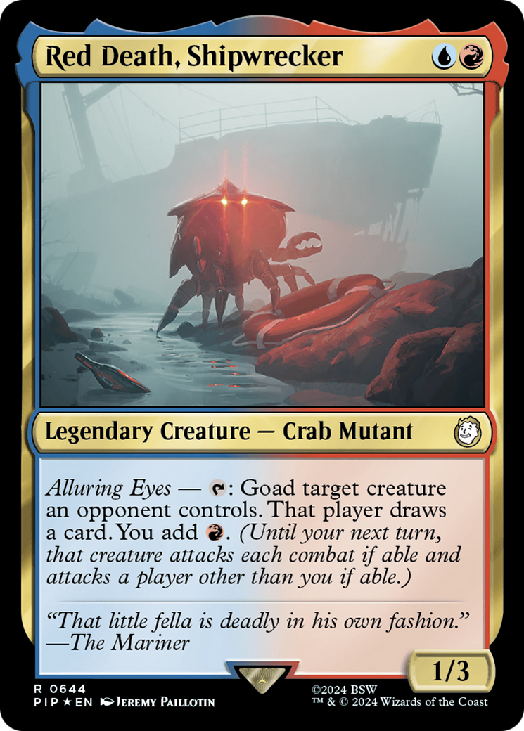 Red Death, Shipwrecker (Surge Foil) [Fallout] - Trinity Hobby