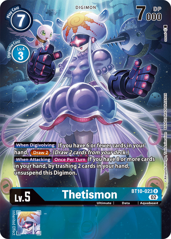 Thetismon [BT10-023] (Alternate Art) [Xros Encounter] - Trinity Hobby