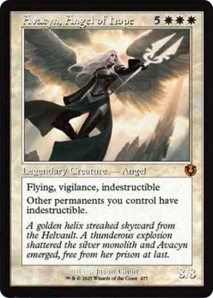 Avacyn, Angel of Hope (Retro Frame) [Innistrad Remastered] - Trinity Hobby