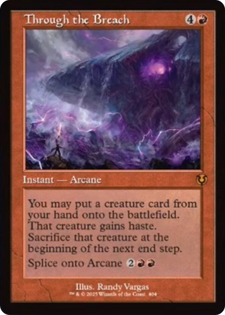 Through the Breach (Retro Frame) [Innistrad Remastered] - Trinity Hobby