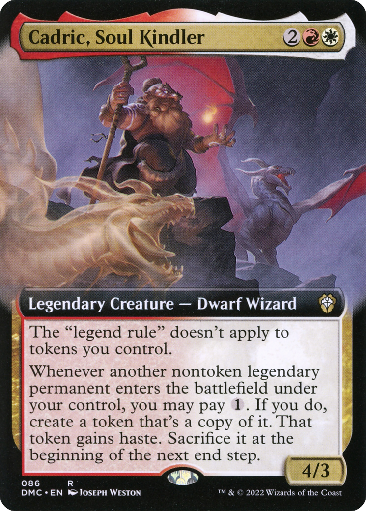 Cadric, Soul Kindler (Extended Art) [Dominaria United Commander] - Trinity Hobby