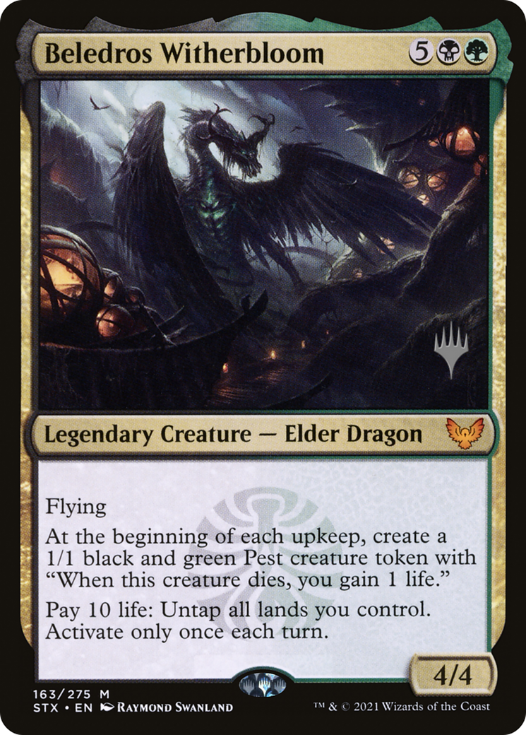 Beledros Witherbloom (Promo Pack) [Strixhaven: School of Mages Promos] - Trinity Hobby