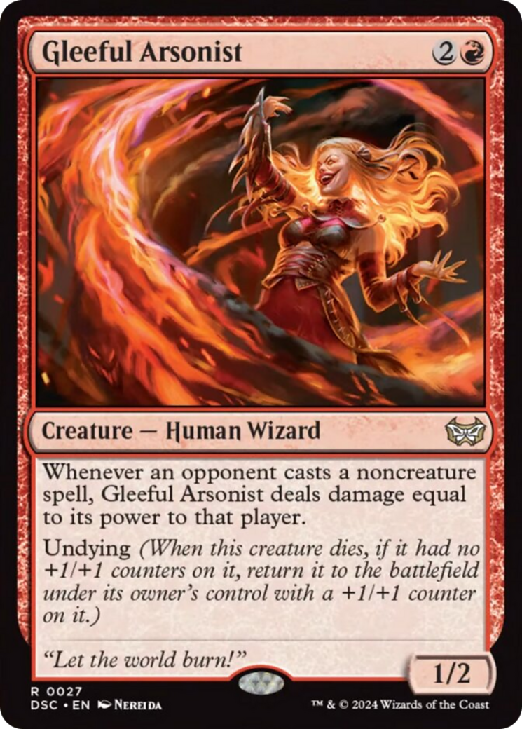 Gleeful Arsonist [Duskmourn: House of Horror Commander] - Trinity Hobby