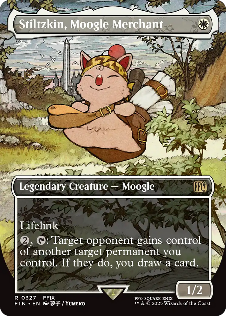 Stiltzkin, Moogle Merchant (Borderless)  (FIN-327) - [FINAL FANTASY] (Borderless) - Trinity Hobby
