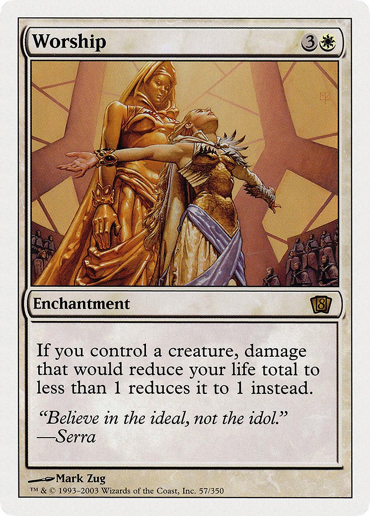 Worship  (8ED-057) - [Eighth Edition] - Trinity Hobby