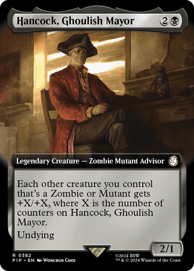 Hancock, Ghoulish Mayor (Extended Art) [Fallout] - Trinity Hobby