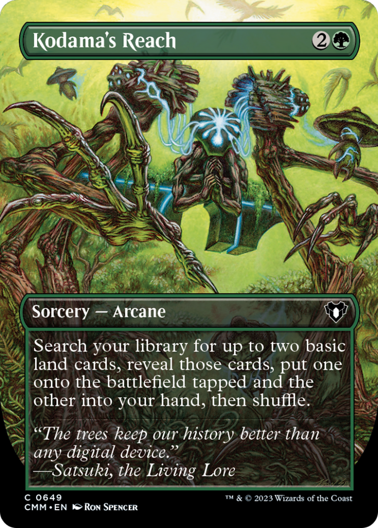Kodama's Reach (Borderless Alternate Art) [Commander Masters] - Trinity Hobby