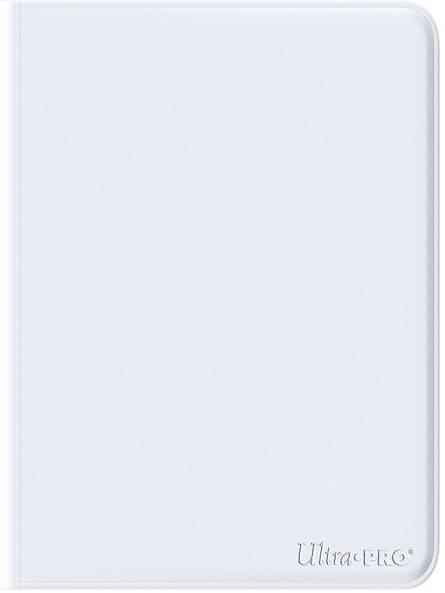 PRO BINDER 9 POCKET VIVID ZIPPERED White - Trinity Hobby