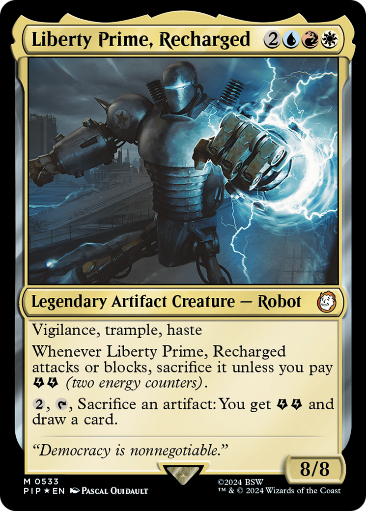 Liberty Prime, Recharged (Surge Foil) [Fallout] - Trinity Hobby