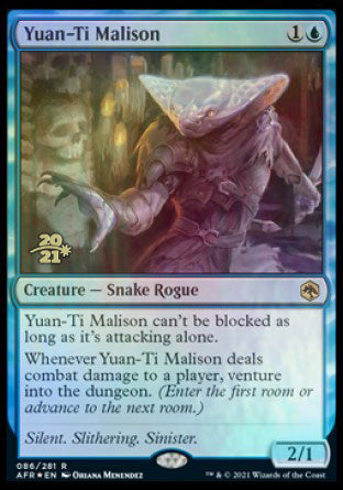 Yuan-Ti Malison [Dungeons & Dragons: Adventures in the Forgotten Realms Prerelease Promos] - Trinity Hobby
