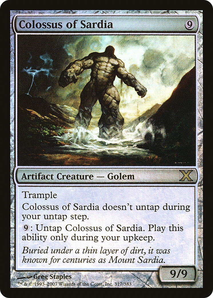 Colossus of Sardia  [Foil]  (10E-317★) - [Tenth Edition] - Trinity Hobby