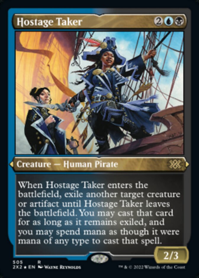 Hostage Taker (Foil Etched) [Double Masters 2022] - Trinity Hobby