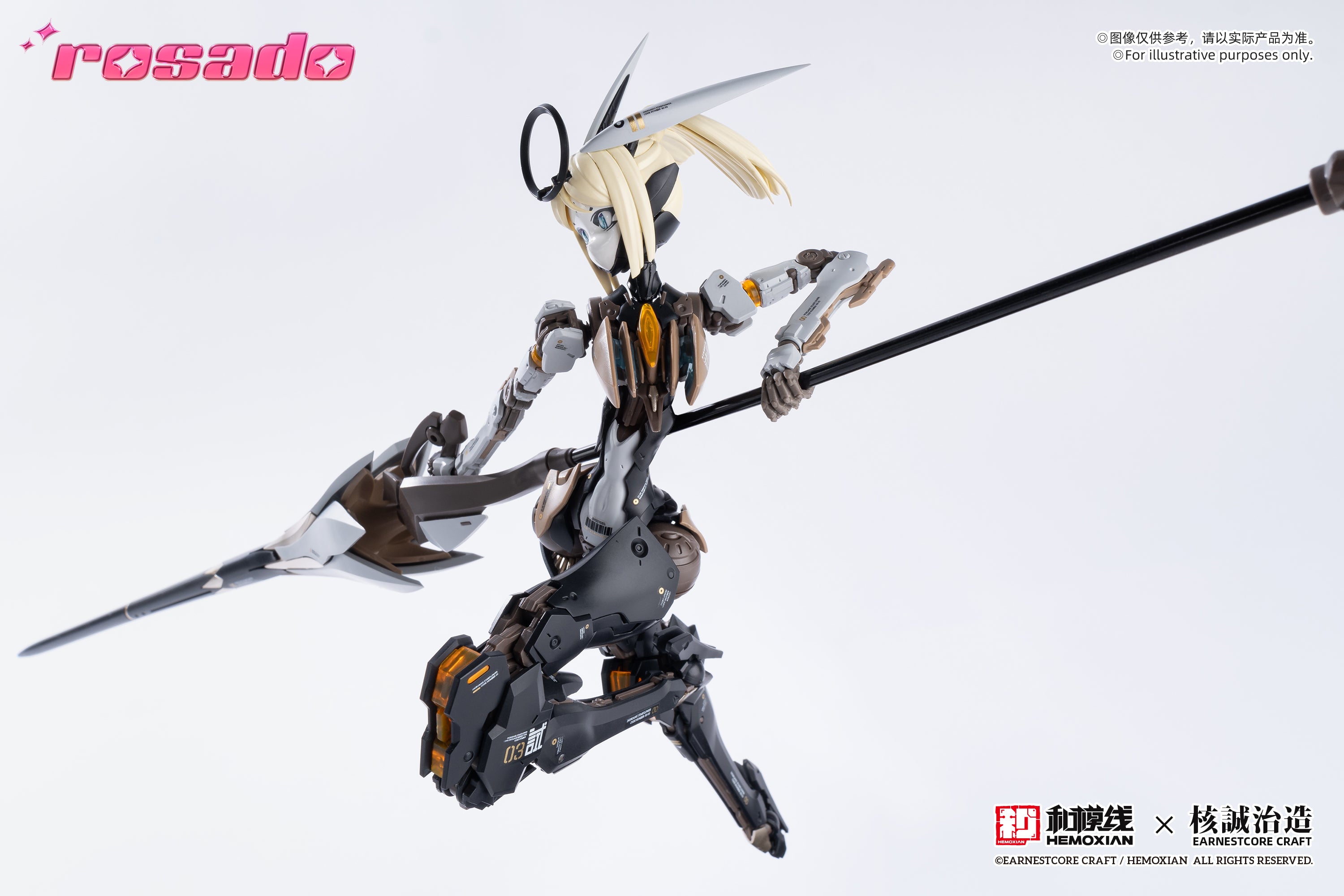 NONZERO STUDIO (Hemoxian) Hemoxian X Earnestcore Craft 1/10 Rosado Starflower Lily MK3 Model Kit