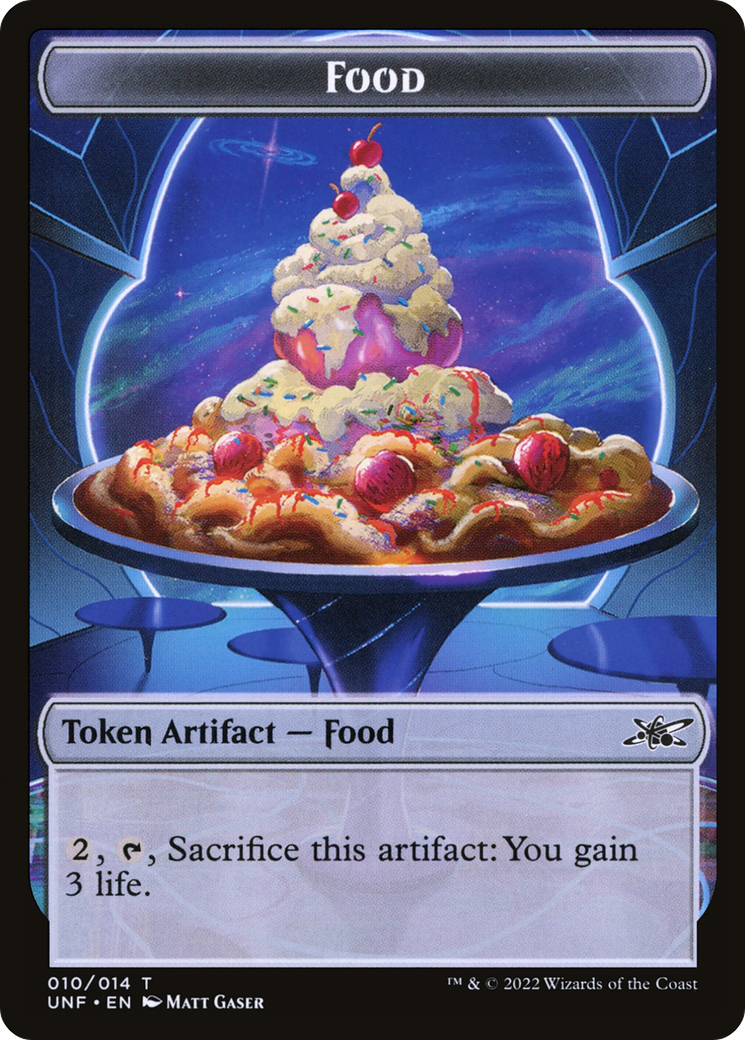Food  [Foil]  (UNF-010) - [Unfinity Tokens] - Trinity Hobby