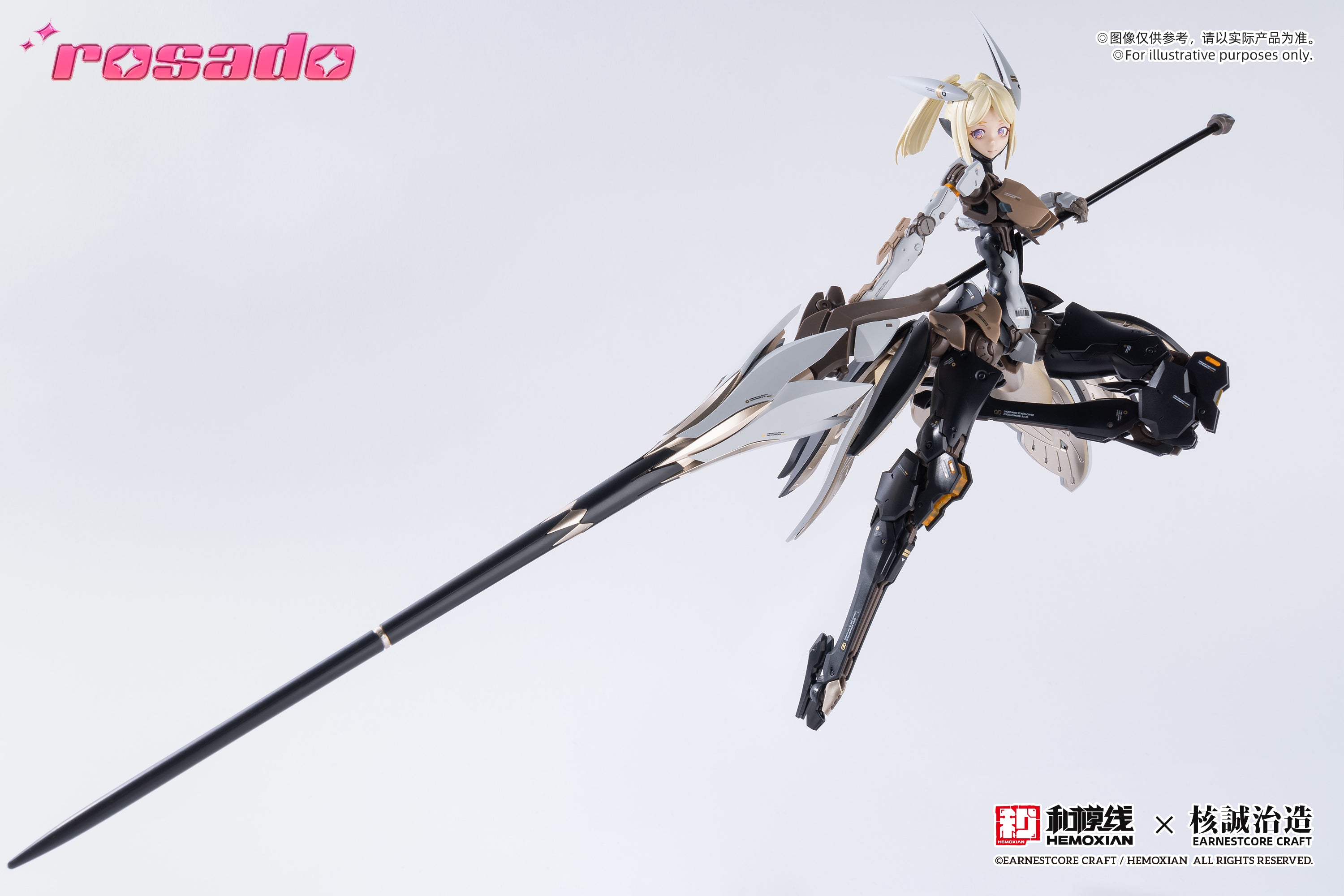 NONZERO STUDIO (Hemoxian) Hemoxian X Earnestcore Craft 1/10 Rosado Starflower Lily MK3 Model Kit