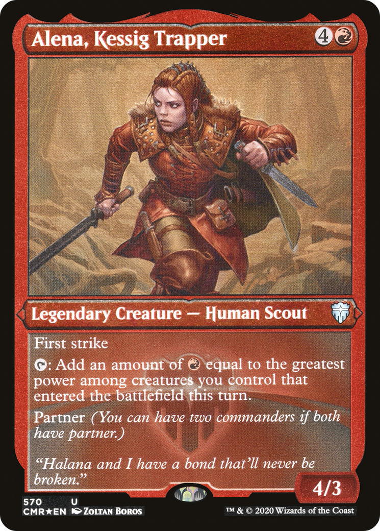 Alena, Kessig Trapper (CMR-570) - [Commander Legends] Foil - Trinity Hobby