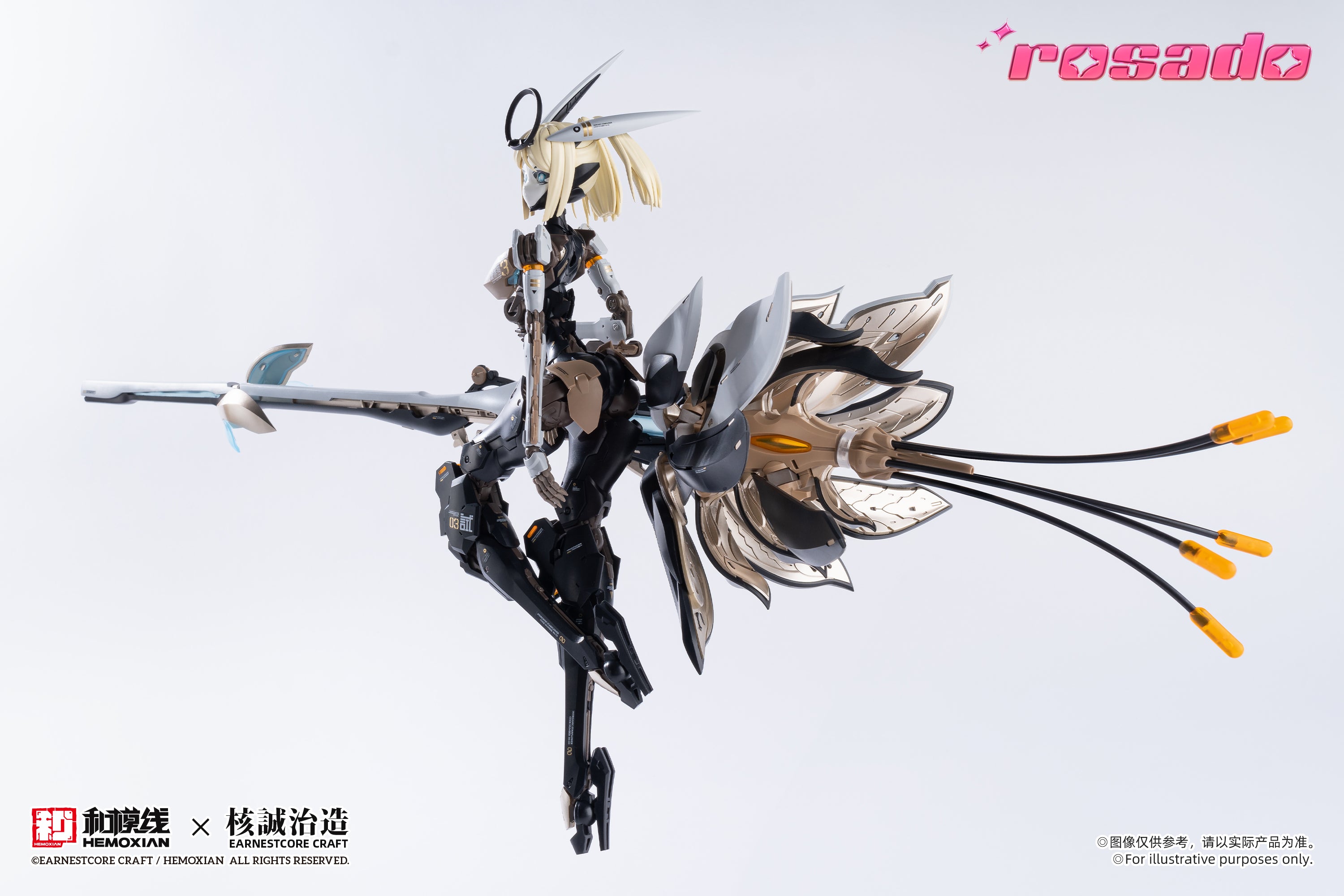 NONZERO STUDIO (Hemoxian) Hemoxian X Earnestcore Craft 1/10 Rosado Starflower Lily MK3 Model Kit