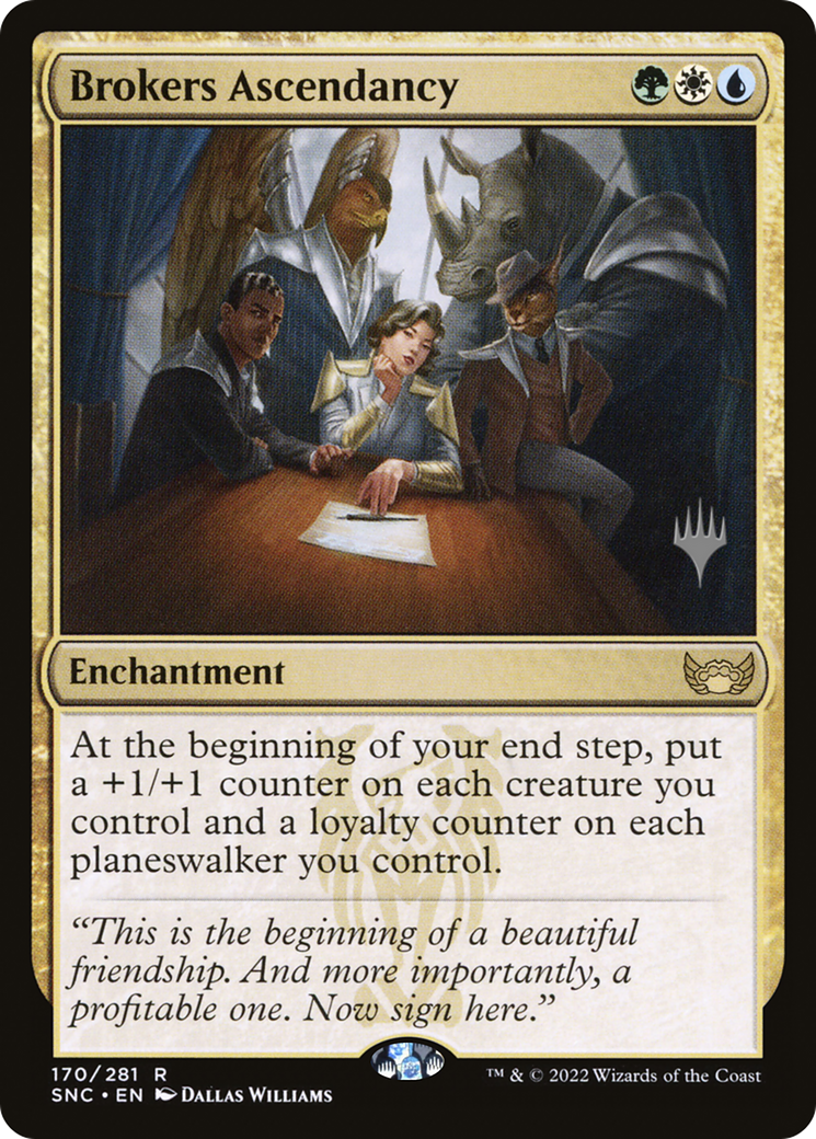Brokers Ascendancy (Promo Pack) [Streets of New Capenna Promos] - Trinity Hobby