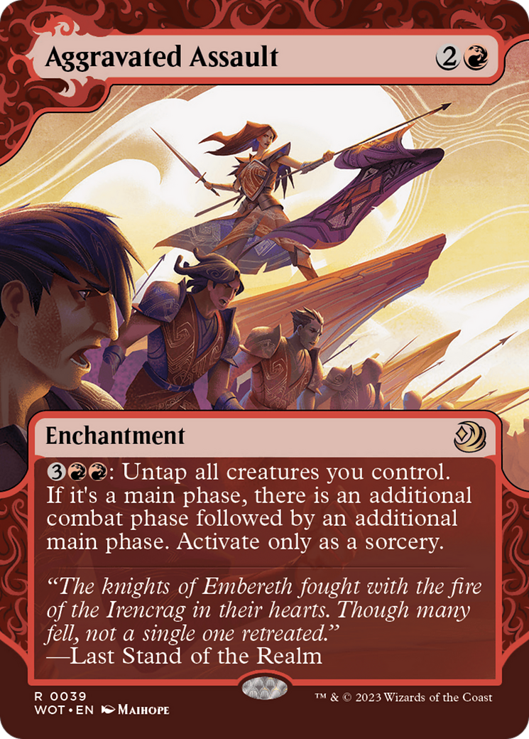 Aggravated Assault [Wilds of Eldraine: Enchanting Tales] - Trinity Hobby