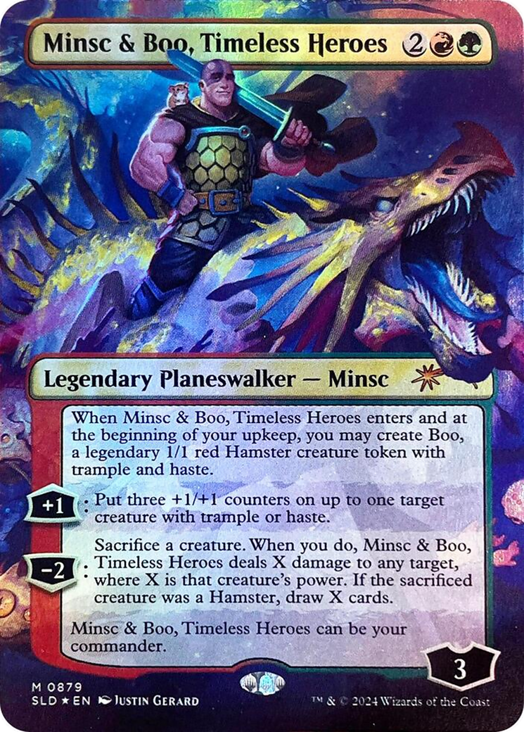 Minsc & Boo, Timeless Heroes (Rainbow Foil) [Secret Lair Drop Series] - Trinity Hobby