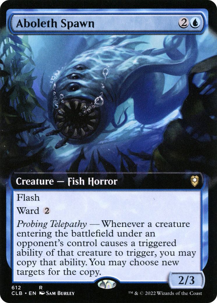 Aboleth Spawn (Extended Art) [Commander Legends: Battle for Baldur's Gate] - Trinity Hobby