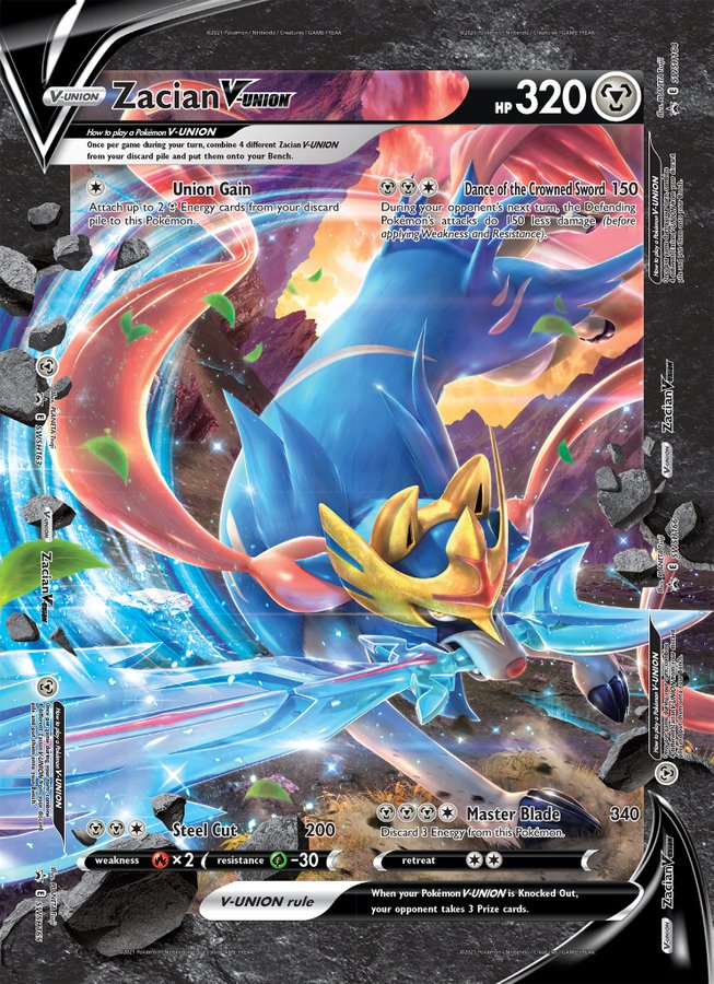 Zacian V-Union (Jumbo Card) [Sword & Shield: Black Star Promos] - Trinity Hobby
