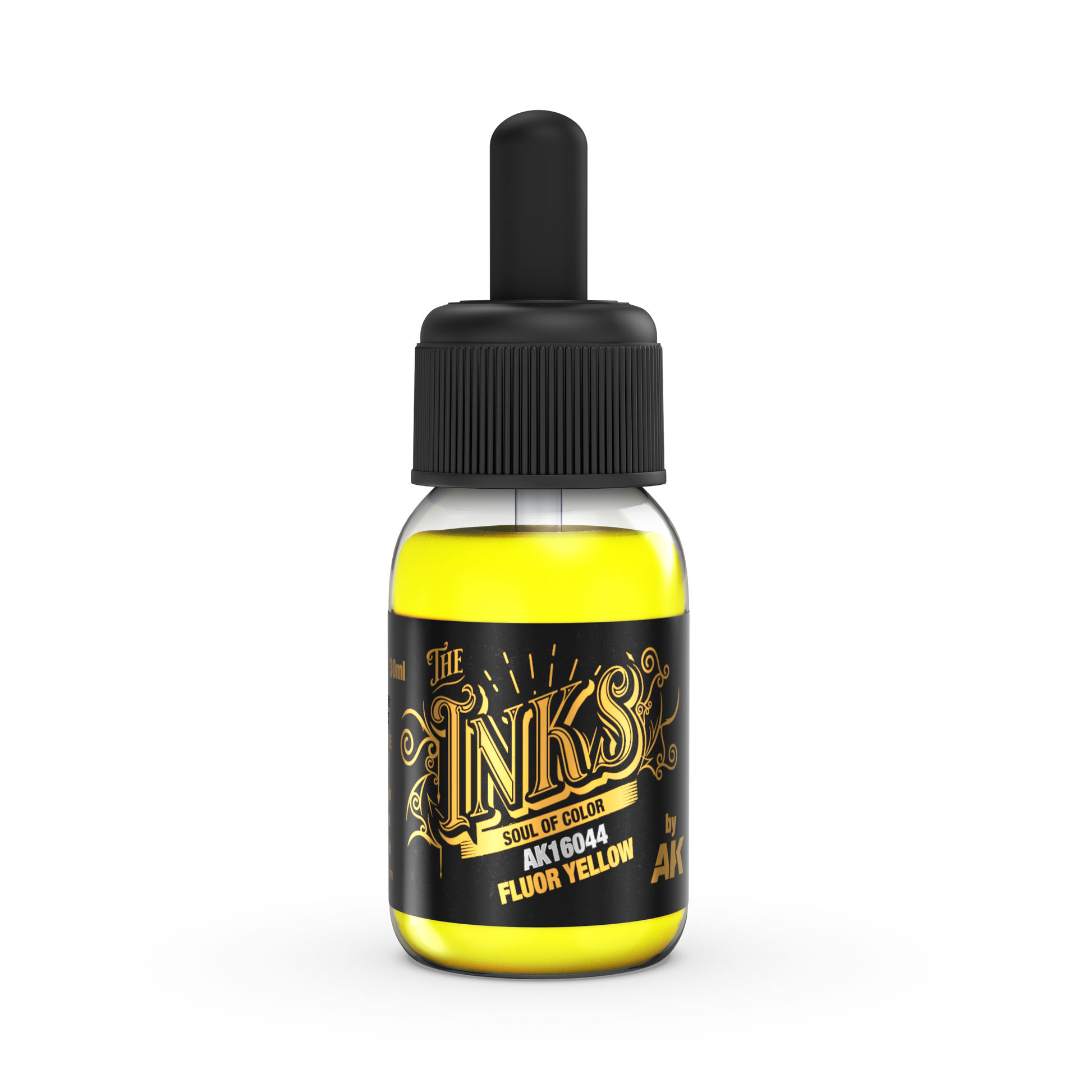 AK Interactive The INKS Fluor Yellow 30ml - Trinity Hobby