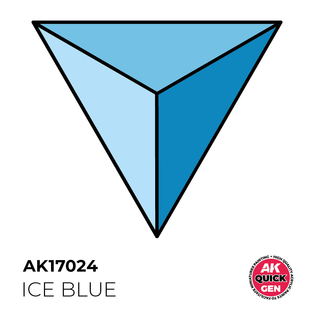 AK Interactive Quick Gen - Ice Blue 18 ml - Trinity Hobby
