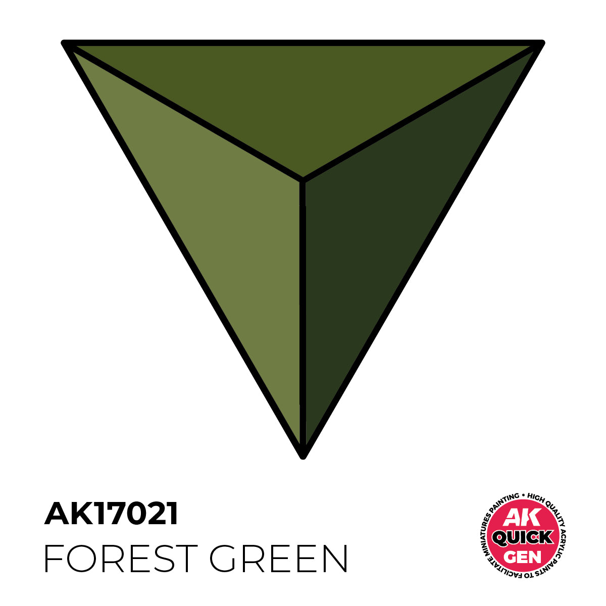 AK Interactive Quick Gen - Forest Green 18 ml - Trinity Hobby