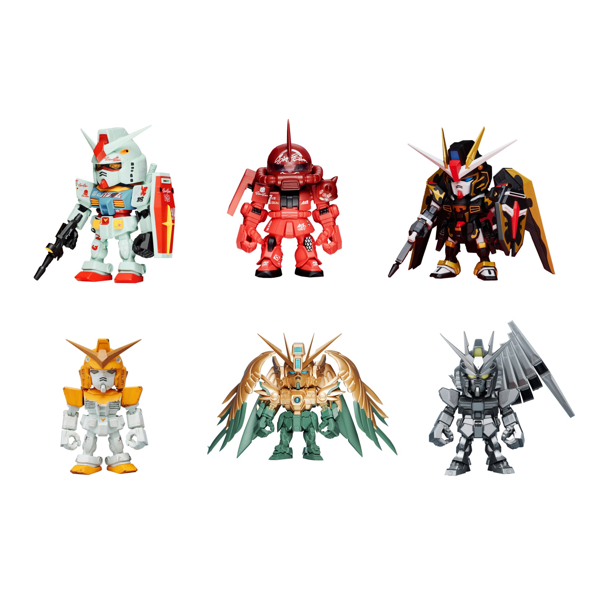 GUNDAM BNESH QMSV Mini 5th Anniversary Version "Gundam" (1 PC RANDOM) - Trinity Hobby