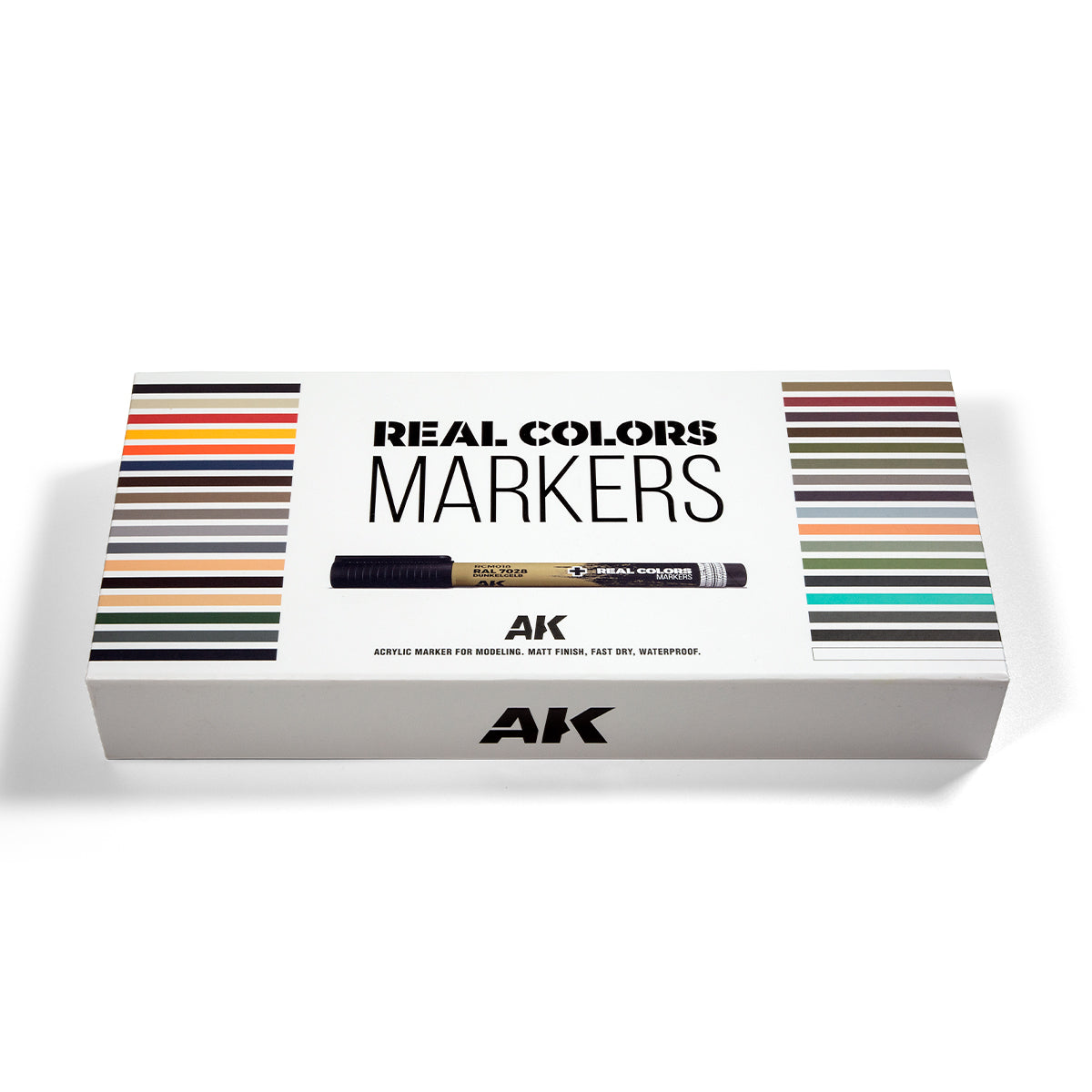 AK Interactive Real Colors Markers Special Box Real Colors Markers - 34 Unit - Trinity Hobby