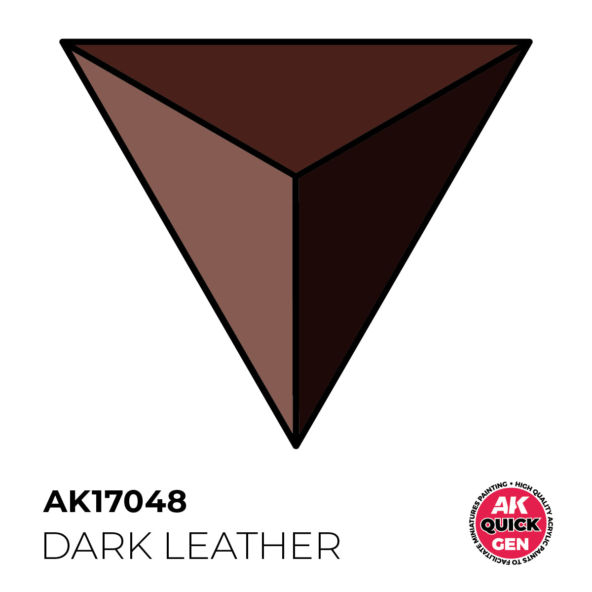 AK Interactive Quick Gen - Dark Leather 18 ml - Trinity Hobby