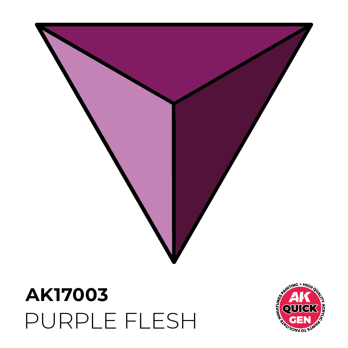 AK Interactive Quick Gen - Purple Flesh 18 ml - Trinity Hobby