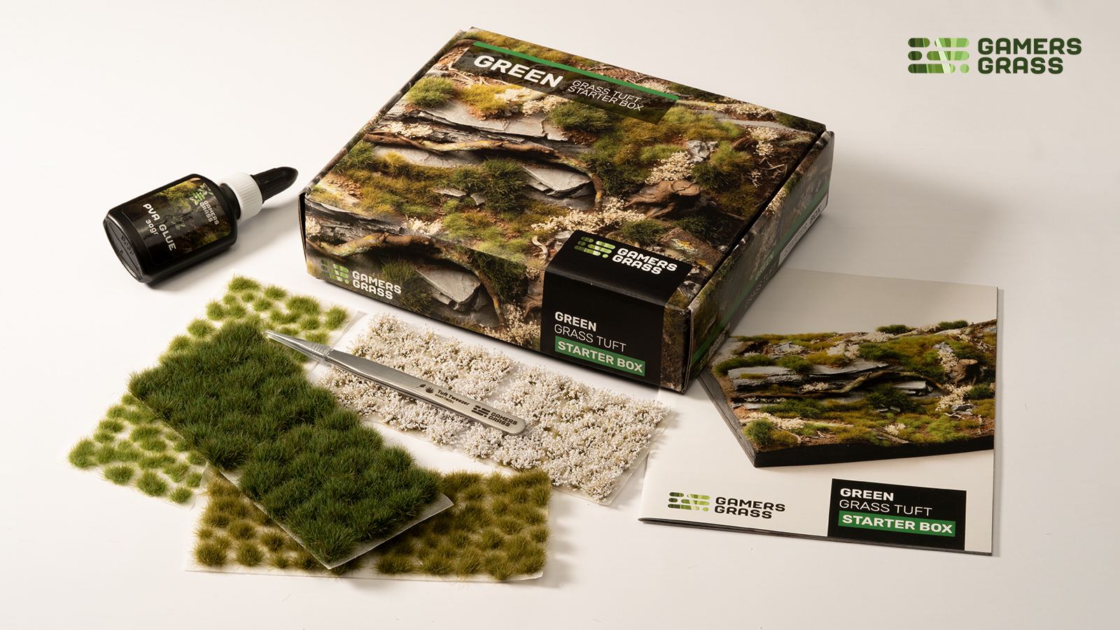 Gamers Grass Tuft Starter Boxes - Green Grass - Trinity Hobby