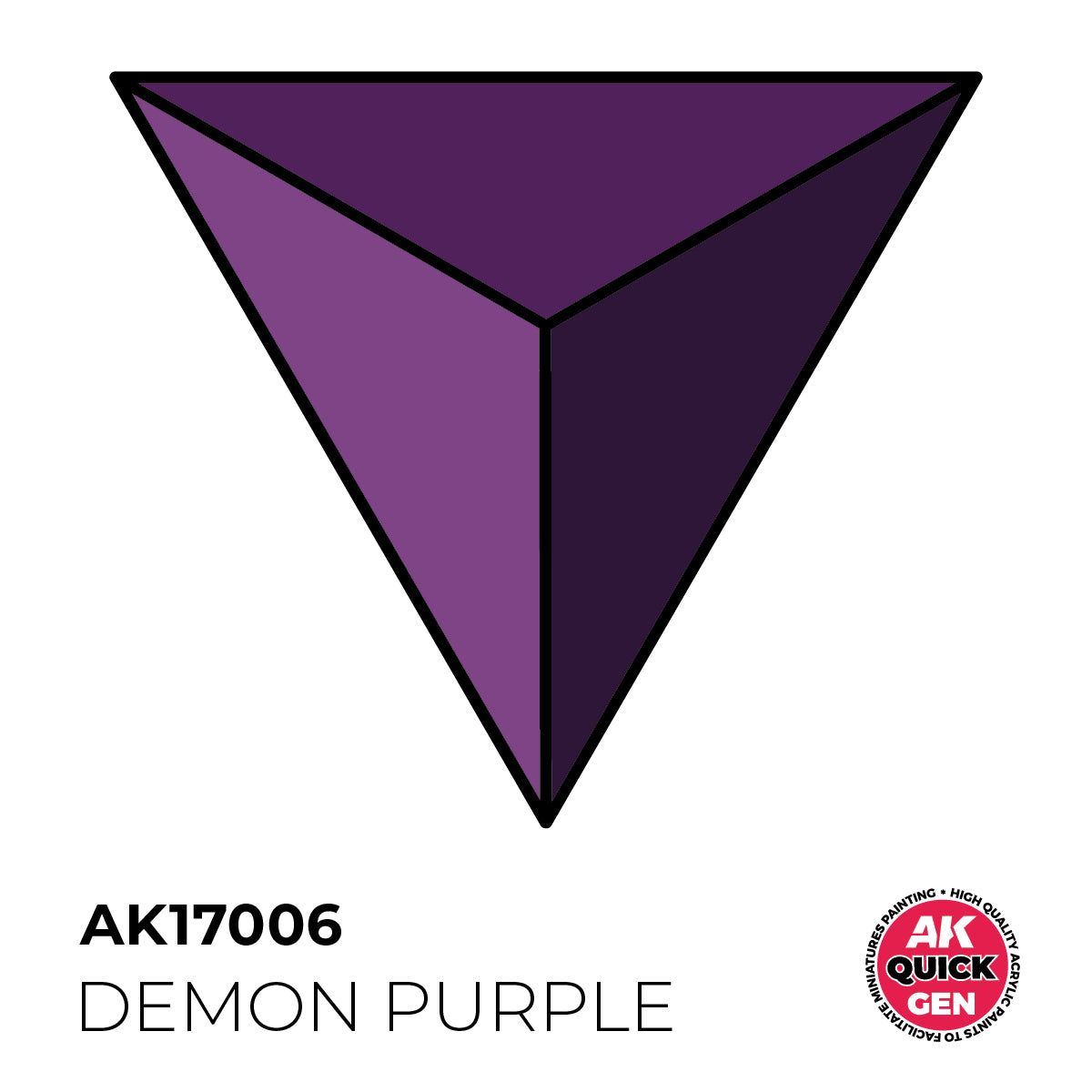 AK Interactive Quick Gen - Demon Purple 18 ml - Trinity Hobby