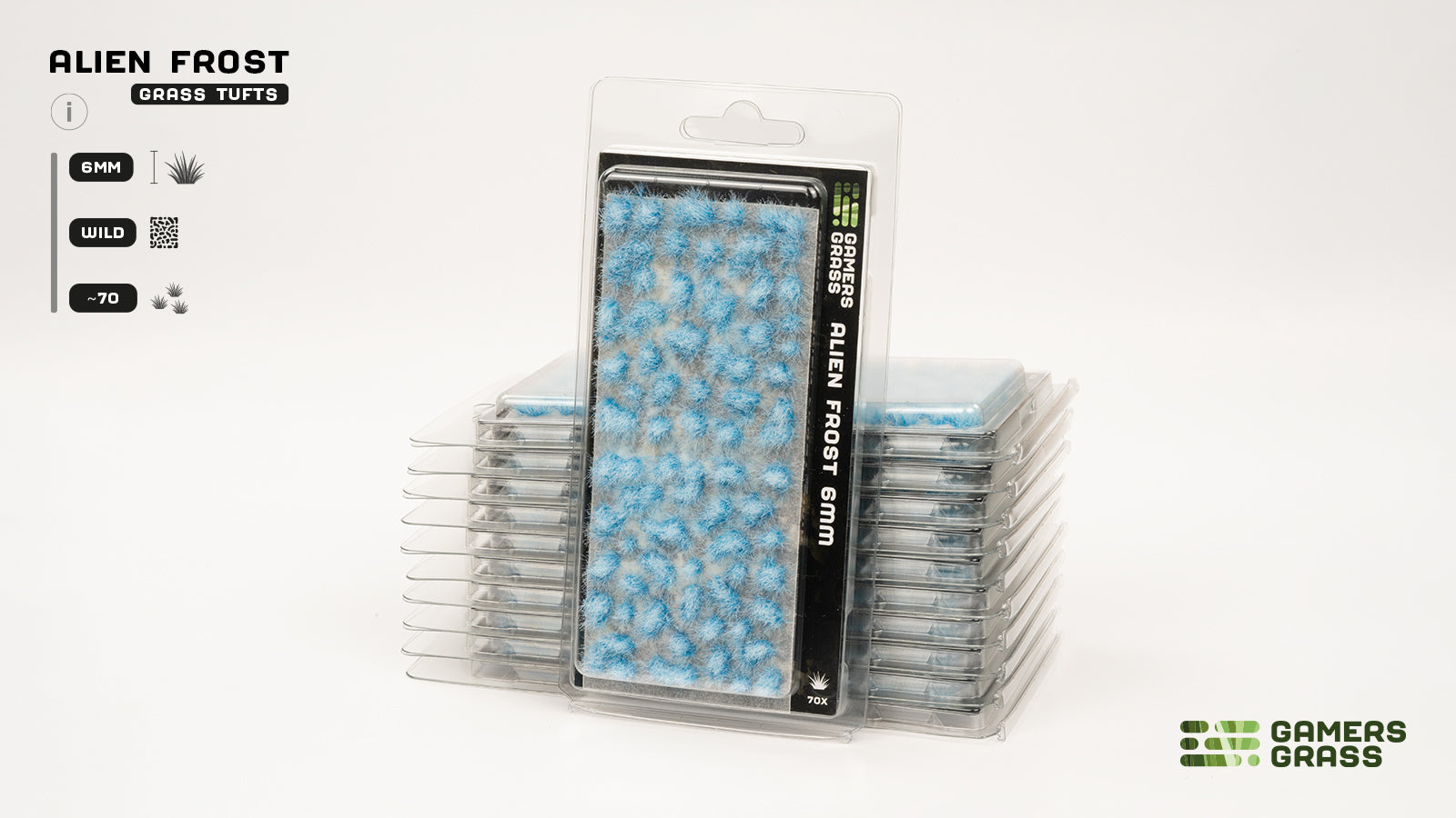 GamersGrass Alien Frost 6mm Tuft - Wild - Trinity Hobby