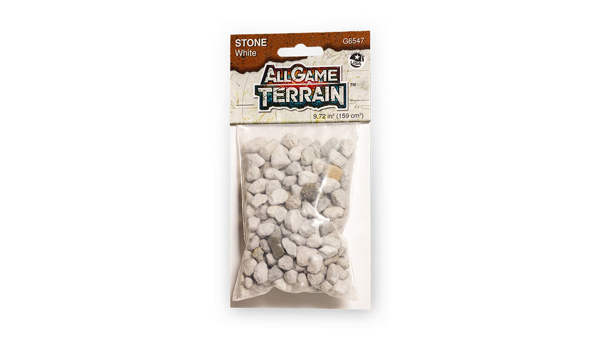 Woodland All Game Terrain White Stone