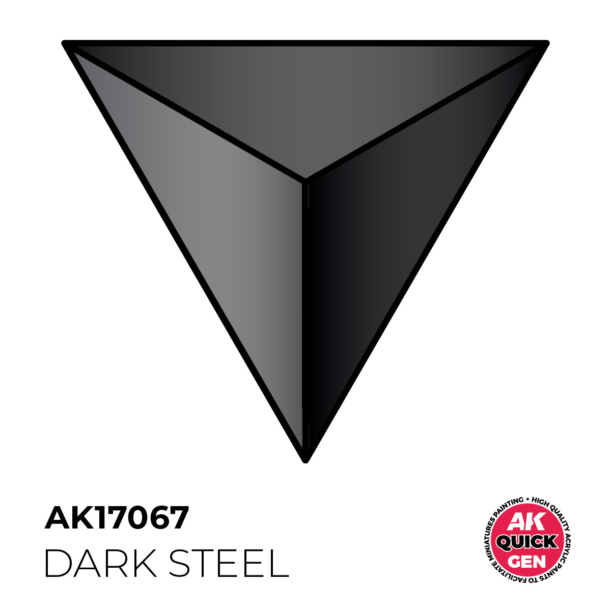 AK Interactive Quick Gen - Dark Steel 18 ml