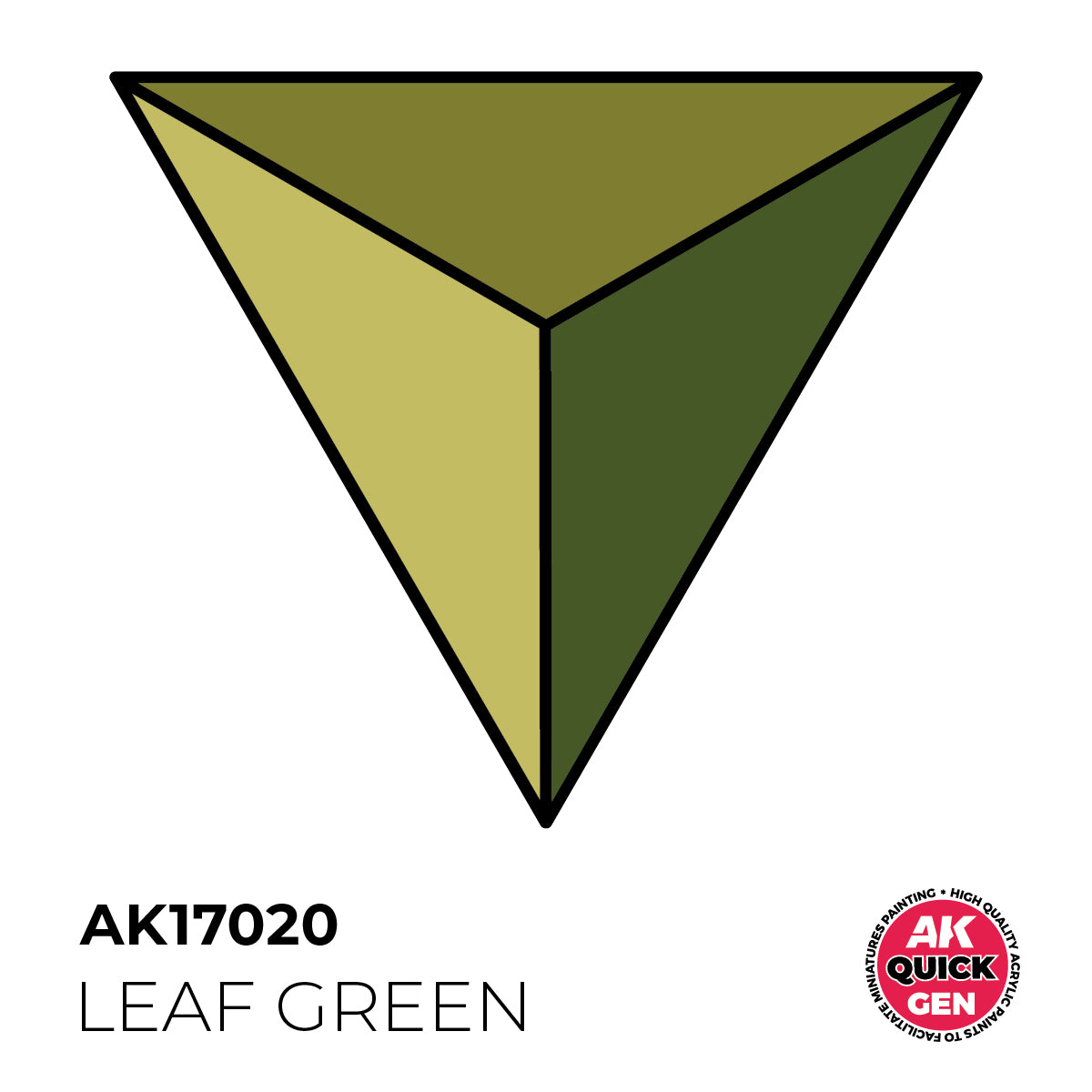 AK Interactive Quick Gen - Leaf Green 18 ml - Trinity Hobby