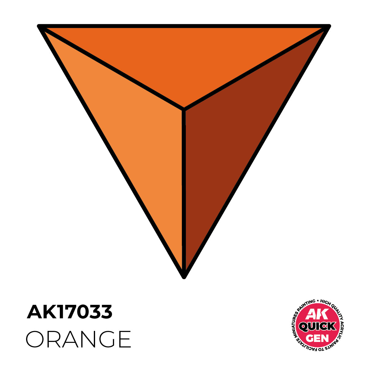 AK Interactive Quick Gen - Orange 18 ml - Trinity Hobby