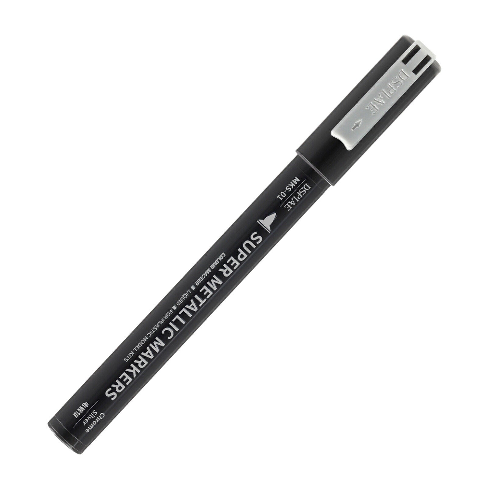 DSPIAE Super Metallic Color Markers - Chrome Silver - Trinity Hobby