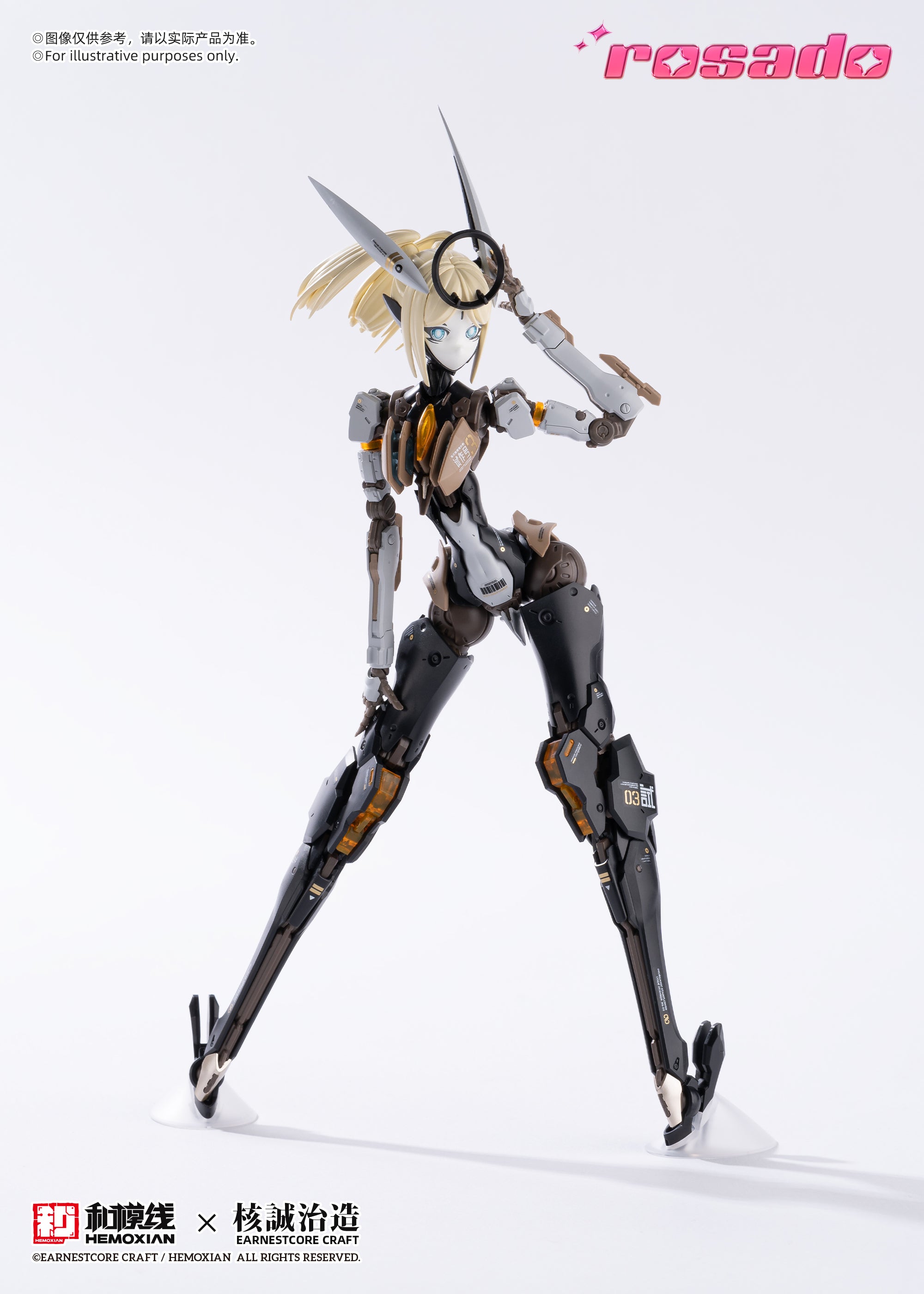 NONZERO STUDIO (Hemoxian) Hemoxian X Earnestcore Craft 1/10 Rosado Starflower Lily MK3 Model Kit