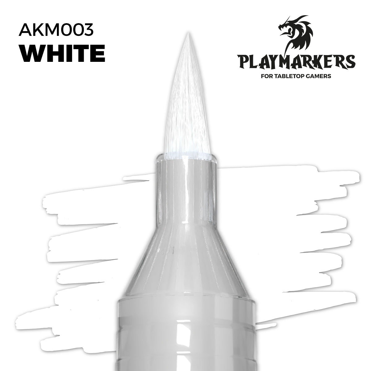 AK Interactive Playmarker White - Trinity Hobby