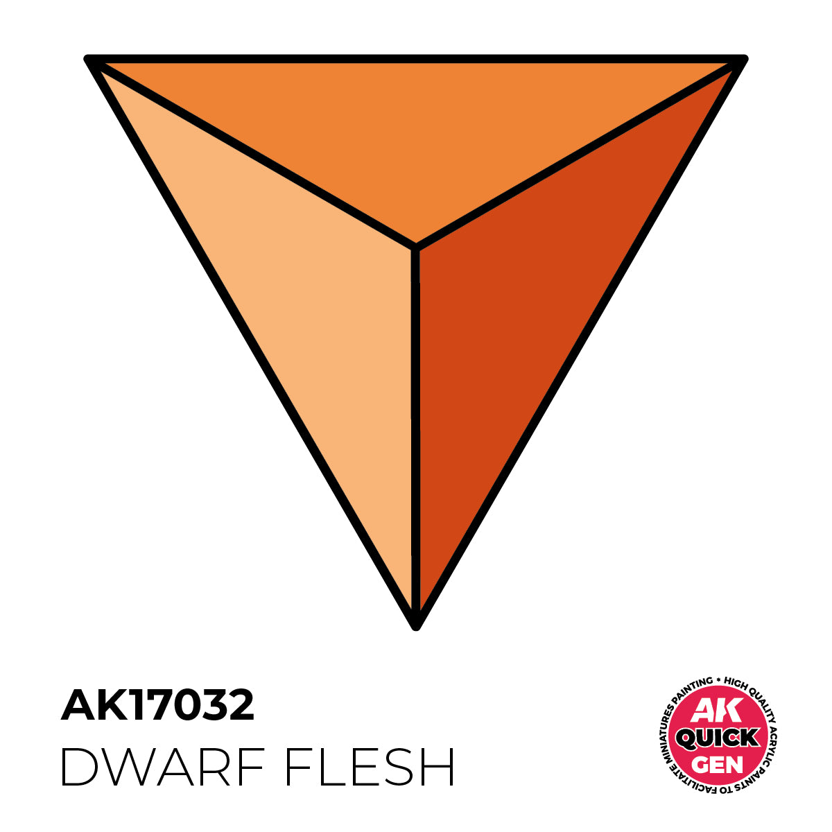 AK Interactive Quick Gen - Dwarf Flesh 18 ml - Trinity Hobby