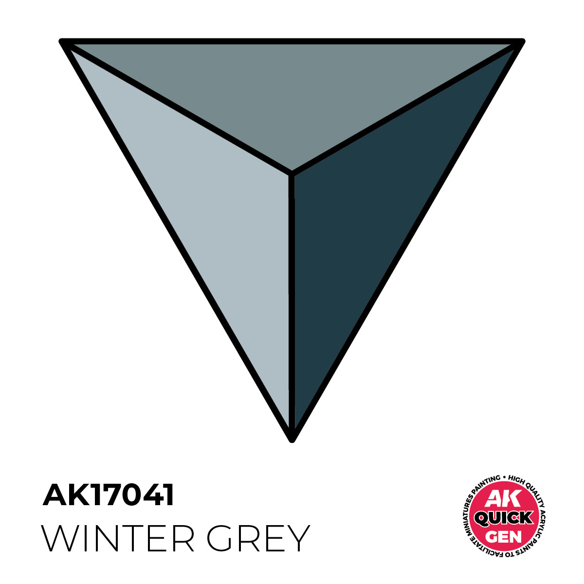 AK Interactive Quick Gen - Winter Grey 18 ml - Trinity Hobby