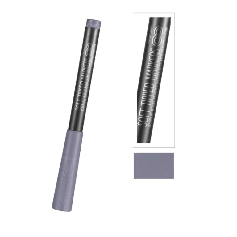 Dspiae Marker Pen Soft Tipped Pen Mecha Grey - Trinity Hobby